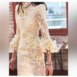HIGH TIDE LACE MIDI DRESS Zimmermann